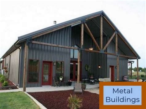 how to dress up a steel box|metal building exterior dress up.